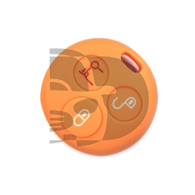 FUNDA MANDO FIJO SMART NARANJA  3 BOTONES