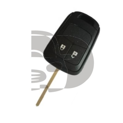 CARCASA MANDO FIJO OPEL 2 BOTONES HU100