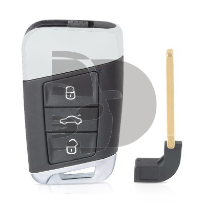 CARCASA MANDO SMARTKEY VW  3 BOTONES