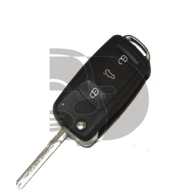 CARCASA PLEGABLE VW-SEAT-SKODA HU66 3 BOT BLANCO