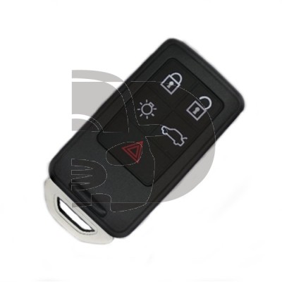 CARCASA SMARTKEY VOLVO 5 BOTONES  HU101
