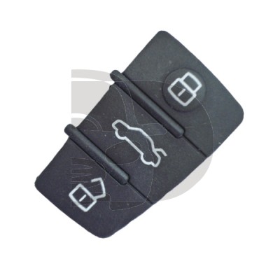 BOUTONNIERE TELECOMMANDE AUDI 3 BOUTONS (TRAPEZE)