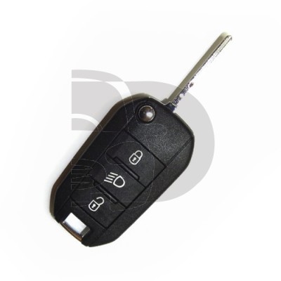 LLAVE CON MANDO PLEG CITROEN C3 2016>> ID47  HU83