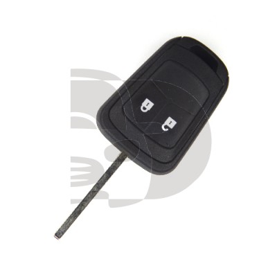 CARCASA MANDO FIJO CHEVROLET 2 BOTONES HU100