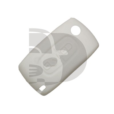 HOUSSE TELECOMMANDE CITROËN/PEUGEOT BLANC RIGIDE