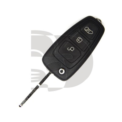 LLAVE+MANDO PLEG. FORD TRANSIT 2012> ID63 80BITS