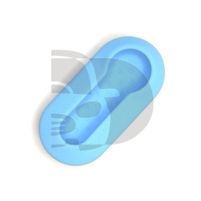 FUNDA MANDO FIAT/PSA AZUL 3 BOTONES