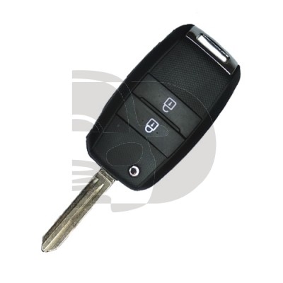 CARCASA MANDO PLEG KIA 2 BOTONES HYN14R