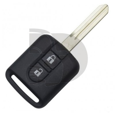 LLAVE+MANDO FIJO NISSAN MICRA 2004> ID46 2 BOT