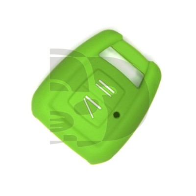 FUNDA MANDO FIJO OPEL VERDE 2 BOTONES