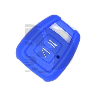 FUNDA MANDO FIJO OPEL AZUL OSCURO 2 BOTONES