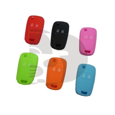 KIT FUNDAS MANDO PLEG OPEL 2 BOTONES