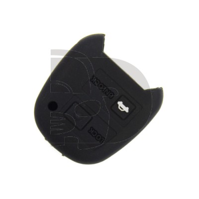 FUNDA MANDO TOYOTA NEGRO 2 BOTONES