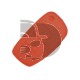 HOUSSE TELECOMMANDE AUDI ROUGE 3 BOUTONS