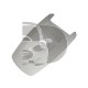 HOUSSE TELECOMMANDE BMW BLANC RIGIDE 4 BOUTONS