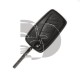 COQUE PLIABLE FIAT 3 BOUTONS