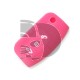 FUNDA MANDO FORD ROSA 3 BOTONES