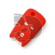 FUNDA MANDO OPEL ROJO 3 BOTONES