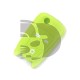 FUNDA MANDO OPEL 3 BOTONES  - VERDE CLARO