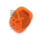 FUNDA RENAULT 1 BOTON  - NARANJA