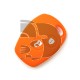 FUNDA RENAULT 2 BOTONES REDONDOS   - NARANJA