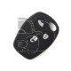 FUNDA MANDO FIJO RENAULT NEGRO 3 BOTONES REDONDOS