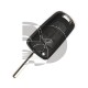 CARCASA MANDO PLEGABLE OPEL 2 BOT  HU100
