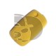 ETUI TELECOMMANDE VW-SEAT-SKODA JAUNE 3 BOUTONS