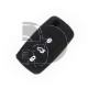 ETUI TELECOMMANDE VW-SEAT-SKODA NOIR 3 BOUTONS