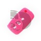 ETUI TELECOMMANDE VW-SEAT-SKODA ROSA 3 BOUTONS