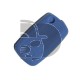 ETUI TELECOMMANDE VW- SEAT-SKODA BLEU 3 BOUTONS