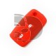 FUNDA MANDO VW-SEAT-SKODA ROJO 2 BOTONES