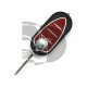 CARCASA ALFA PLEGABLE 3 BOTONES (ROJA)