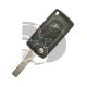 COQUE PLIABLE CITROËN 2 BOUTONS (HU83) SANS PIL