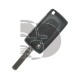 CLÉ+TELECOMMANDE PLIABLE C4 SEDAN (4P) ID46