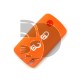 FUNDA CITROEN 2 BOTONES  - NARANJA
