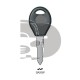 LLAVE SENCILLA NISSAN  NSN11  X""
