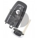 CARCASA MANDO KEYLESS FORD 3 BOTONES  HU101