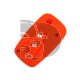 FUNDA MANDO FIAT/PSA ROJO 3 BOTONES