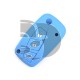 FUNDA MANDO  FIAT/PSA AZUL 3 BOTONES