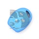 FUNDA MANDO FIJO FORD AZUL 3 BOTONES