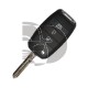 CARCASA MANDO PLEG KIA 3 BOTONES HYN14R