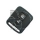 COQUE TELECOMMANDE NISSAN 2 BOUTONS ( RECTANGUL.)