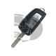 CARCASA MANDO PLEGABLE NISSAN 2 BOT NSN14