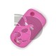 FUNDA MANDO PLEG OPEL ROSA 2 BOTONES