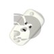FUNDA MANDO OPEL BLANCO 3 BOTONES