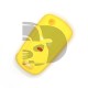 FUNDA MANDO OPEL AMARILLO 3 BOTONES