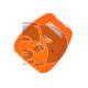 FUNDA MANDO FIJO OPEL NARANJA 2 BOTONES