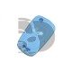 FUNDA MANDO PLEG OPEL AZUL CLARO  2 BOTONES
