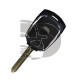 CARCASA MANDO FIJO SSANGYONG 2 BOTONES HYN14